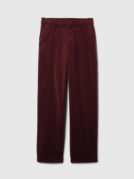 Image number 7 showing, High Rise Velvet Straight Pants