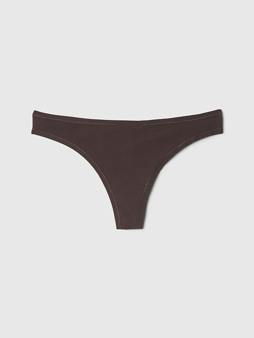 Image number 3 showing, Organic Stretch Cotton Thong