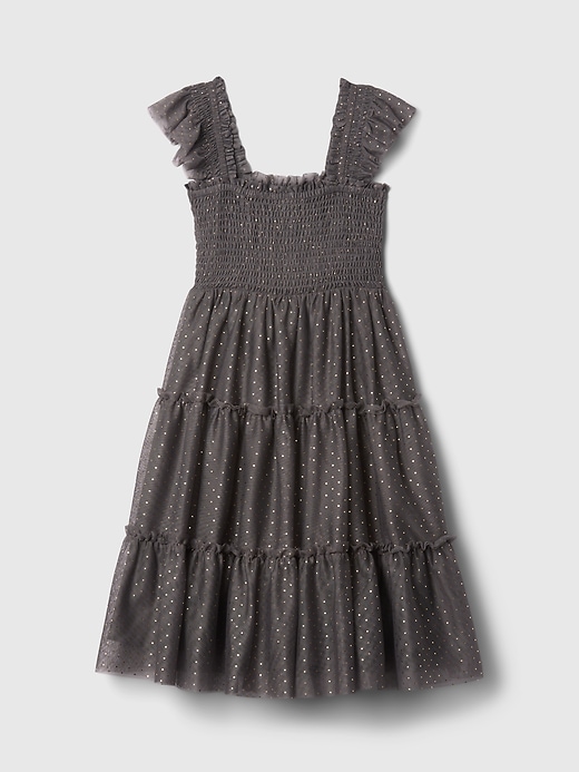 Image number 5 showing, Kids Tiered Tulle Midi Dress