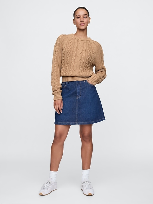 Image number 7 showing, Classic Cable-Knit Sweater