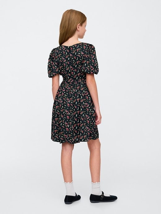 Image number 2 showing, Kids Floral Puff Dress