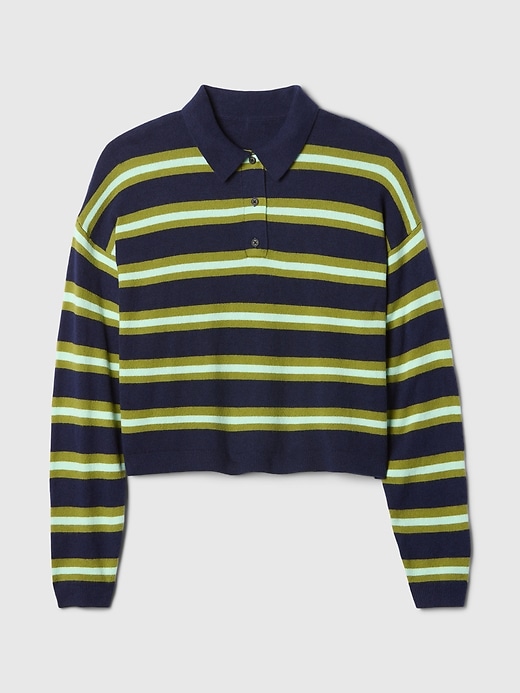 Image number 5 showing, CashSoft Relaxed Polo Sweater