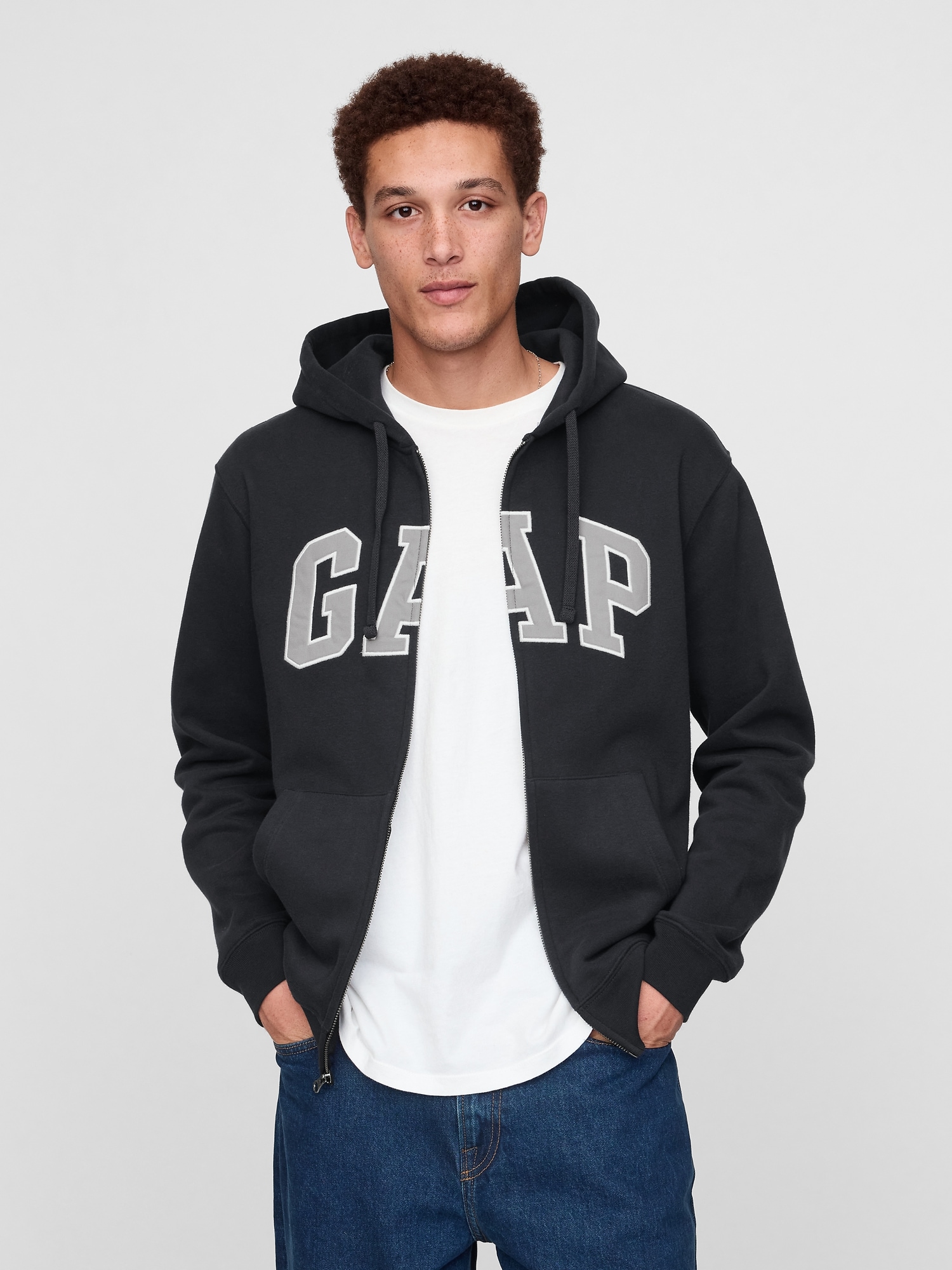 Vintage Soft Arch Logo Full-Zip Hoodie