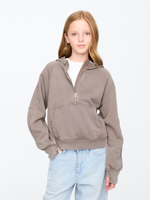 Image number 9 showing, Kids Half-Zip Hoodie