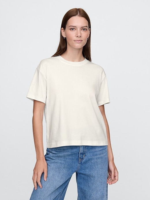 Image number 1 showing, Supima® Cotton Relaxed T-Shirt