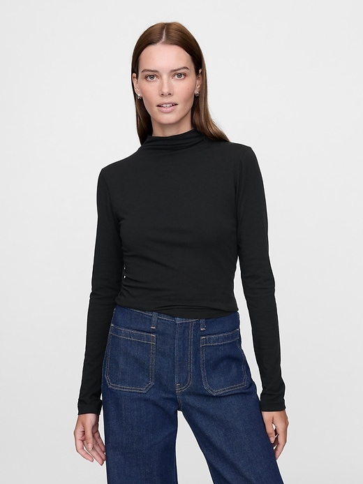 Image number 1 showing, Featherweight Turtleneck Top