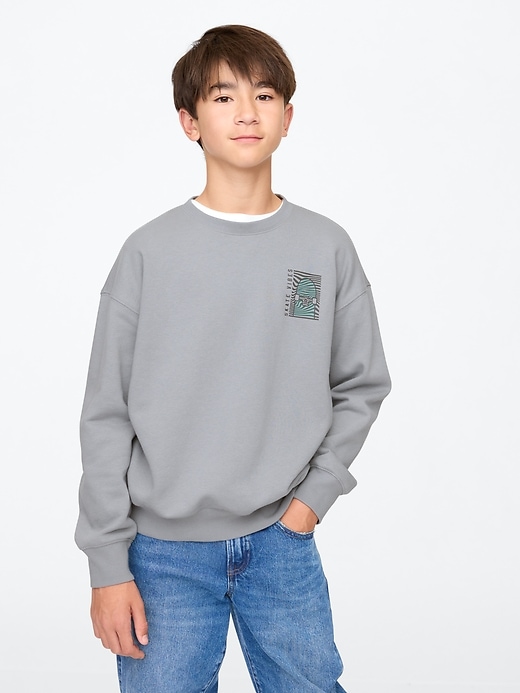 Image number 1 showing, Kids Vintage Soft Relaxed Sweatshirt