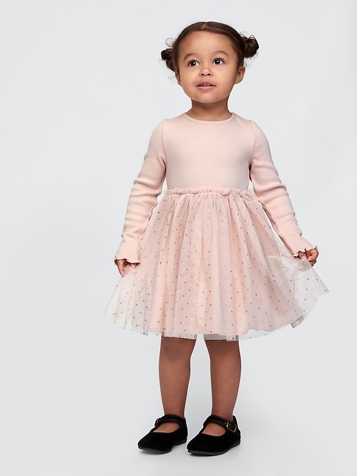 Image number 1 showing, babyGap 2-in-1 Ruffle Tulle Dress