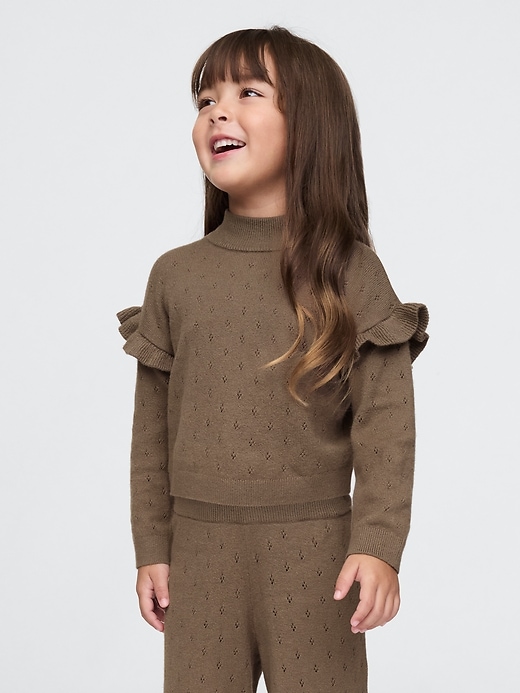 Image number 1 showing, babyGap CashSoft Pointelle Sweater