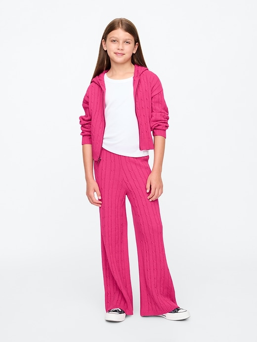 Image number 10 showing, Kids CashSoft Cable-Knit Sweater Pants