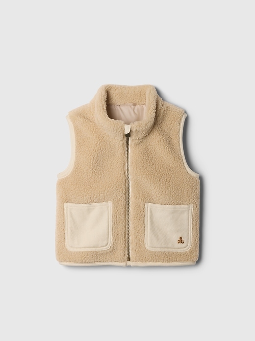 Image number 1 showing, babyGap Sherpa Vest