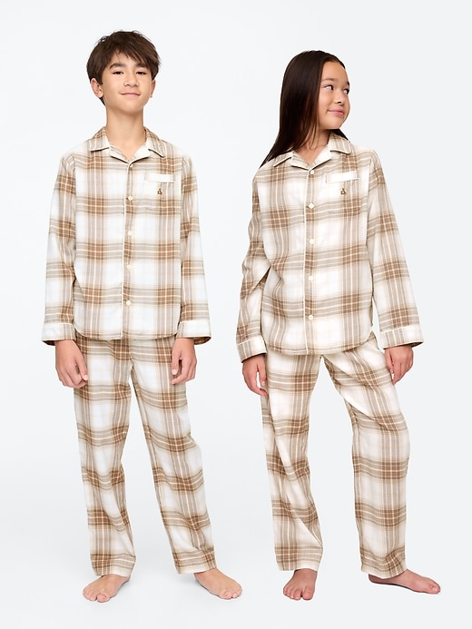 Image number 7 showing, Kids Recycled Flannel PJ set