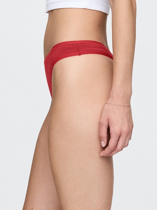 Image number 2 showing, Organic Stretch Cotton Thong