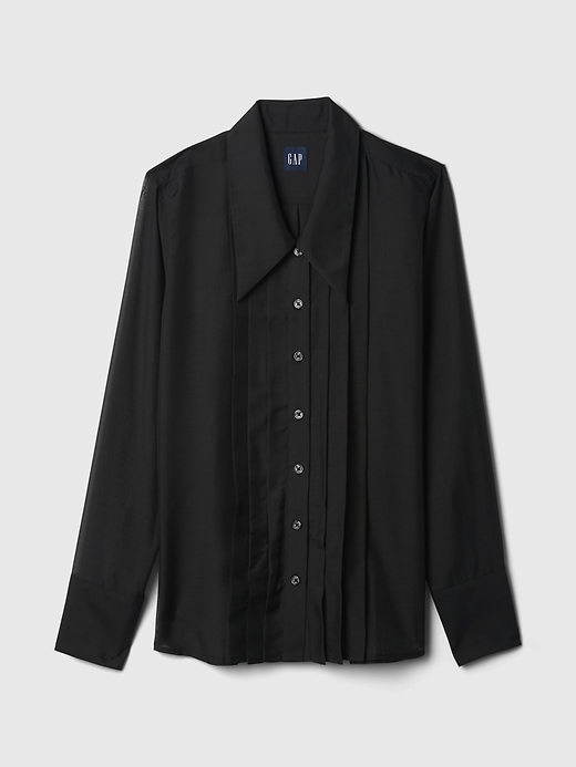 Image number 4 showing, Sheer Classic Tuxedo Shirt