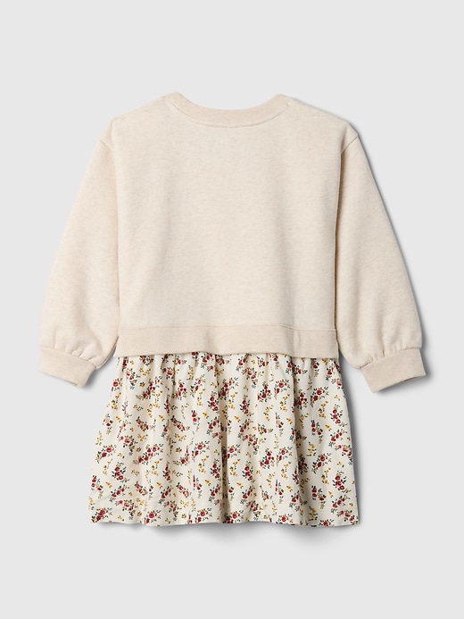 L'image numéro 2 présente Robe-chandail en coton ouaté 2-en-1 Gap x Disney babyGap