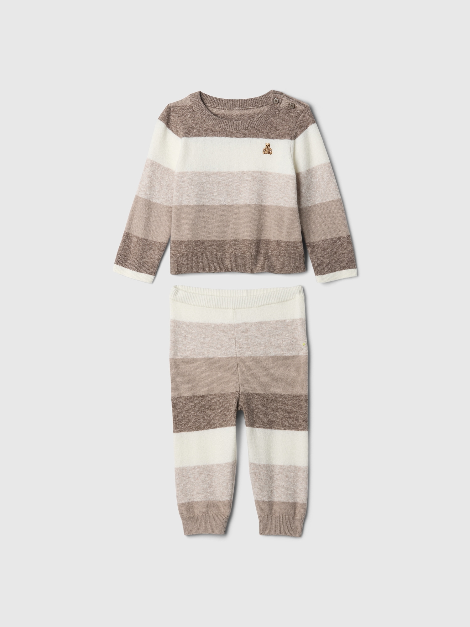 Baby CashSoft Striped Sweater Set