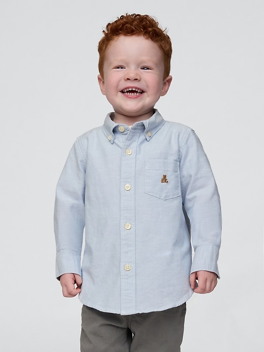 View large product image 1 of 9. babyGap Oxford Shirt