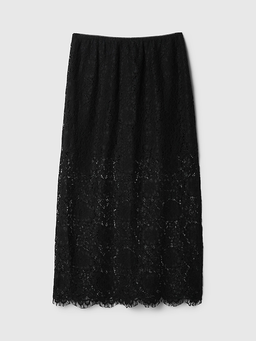 Image number 5 showing, Lace Pull-On Midi Skirt