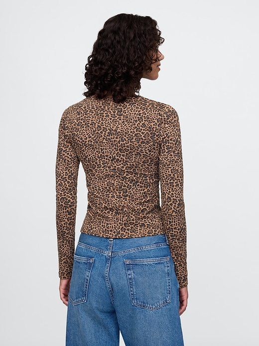 Image number 2 showing, CloseKnit Jersey Square-Neck Top