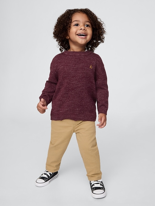 L'image numéro 1 présente Kaki à taille extensible moderne babyGap