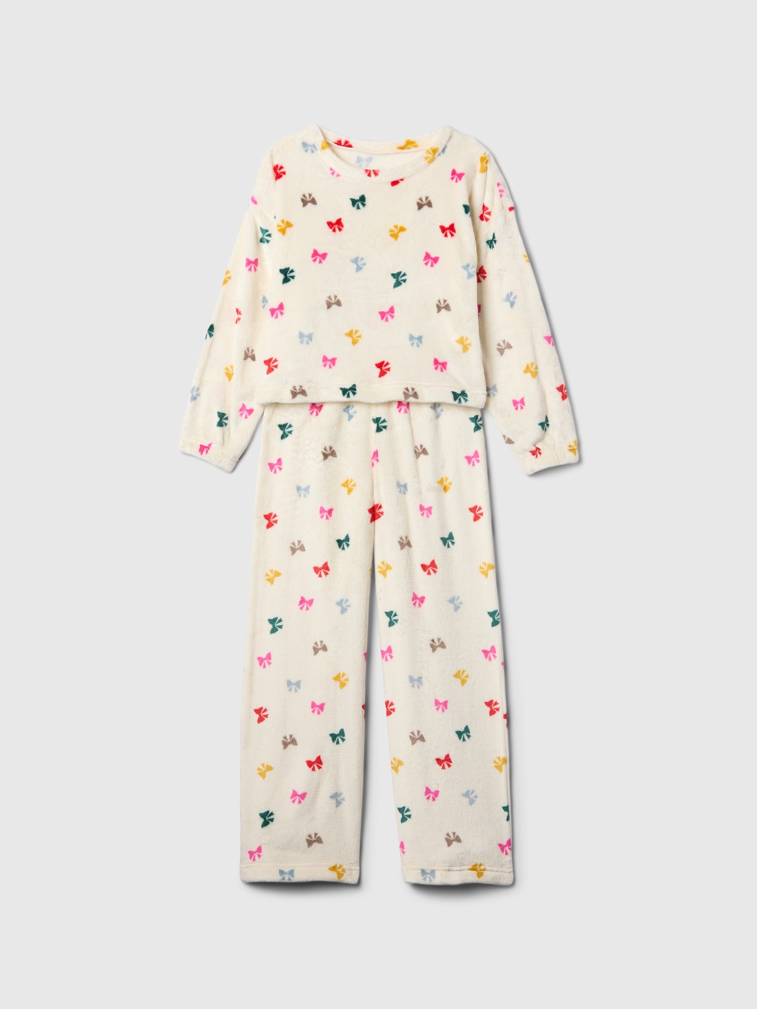 Kids Recycled Cozy Cropped PJ Set