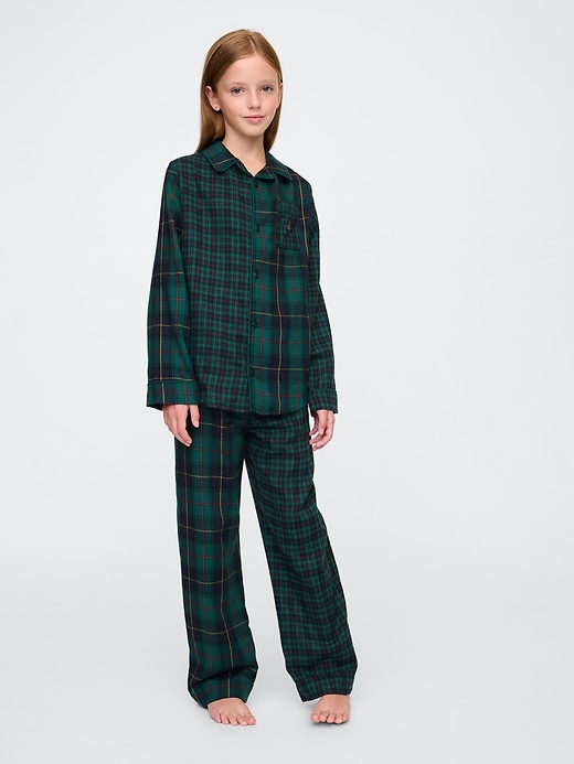 Image number 4 showing, Kids Recycled Flannel PJ set