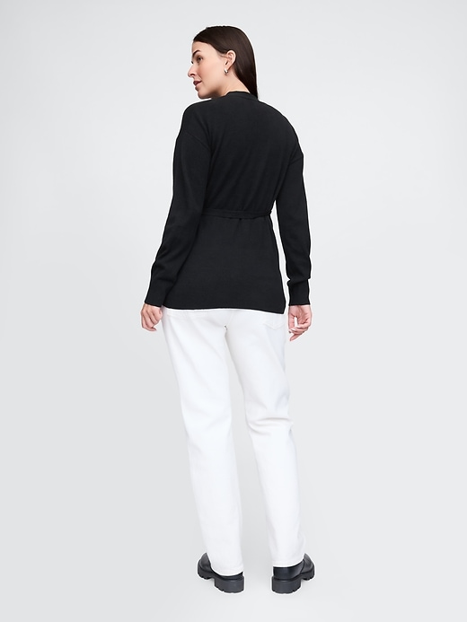 Image number 2 showing, Maternity CashSoft Wrap Sweater