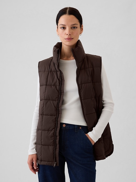 Image number 10 showing, Recycled Lightweight Quilted Puff Vest