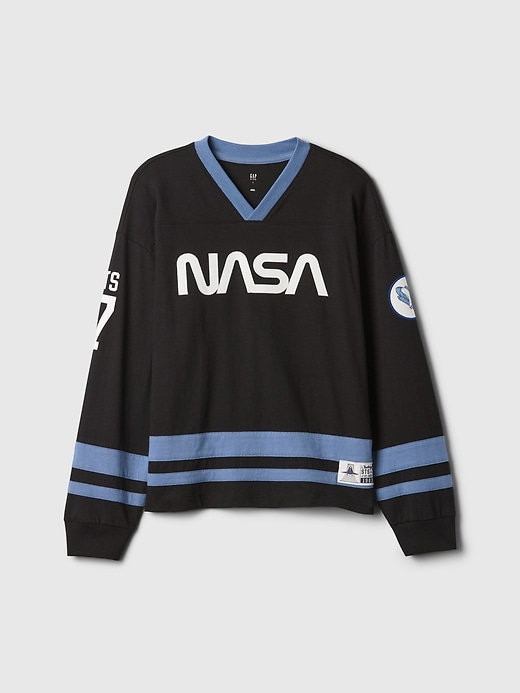 L'image numéro 1 présente T-shirt en jersey de style chandail de hockey à logo de la NASA pour Enfant