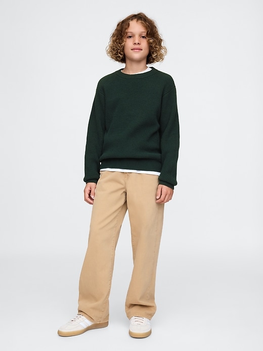 Image number 3 showing, CashSoft Rib Crewneck Sweater