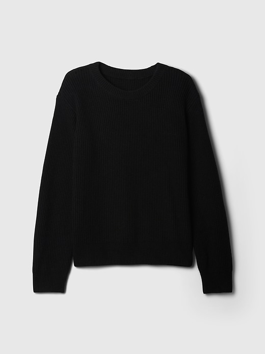 Image number 5 showing, CashSoft Rib Crewneck Sweater