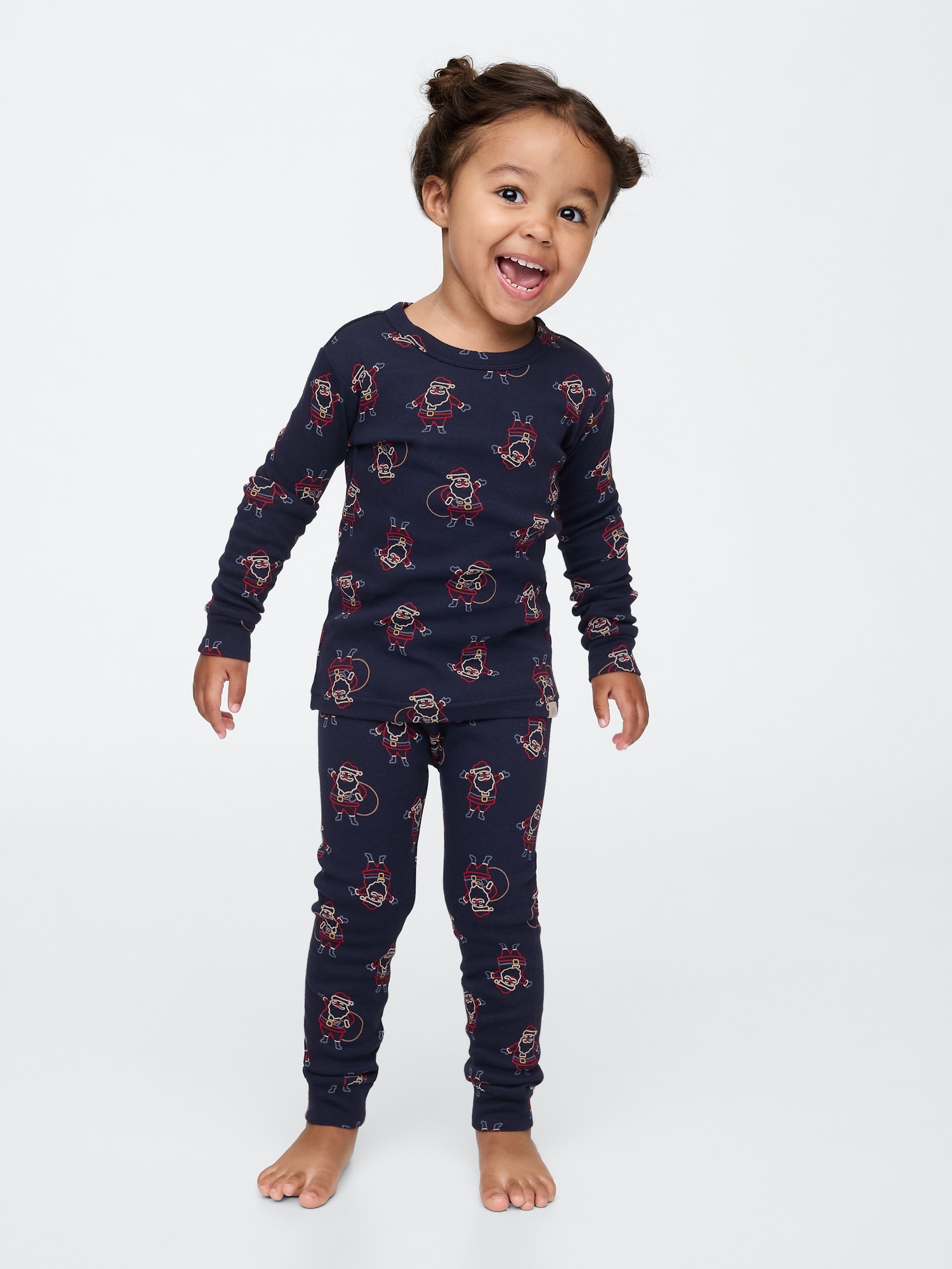 Pyjama à motif des Fêtes en coton biologique babyGap