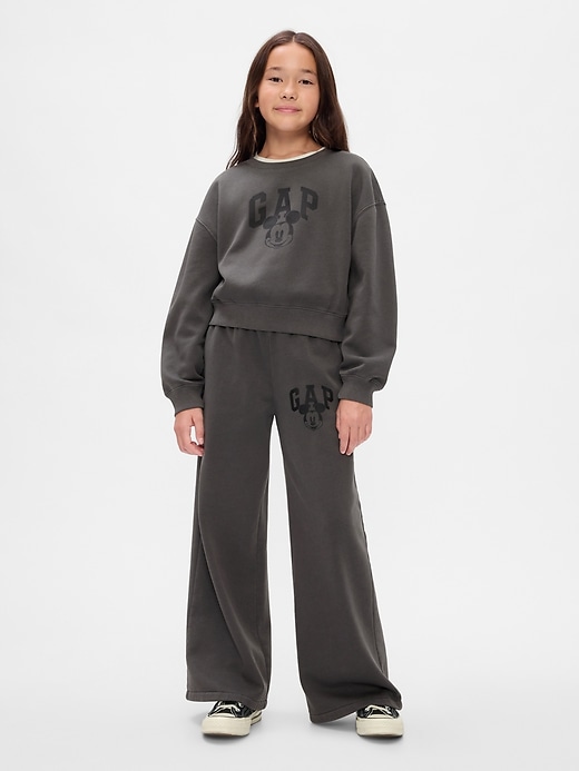 Image number 1 showing, Gap × Disney Kids Vintage Soft Mickey Mouse Logo Sweatpants