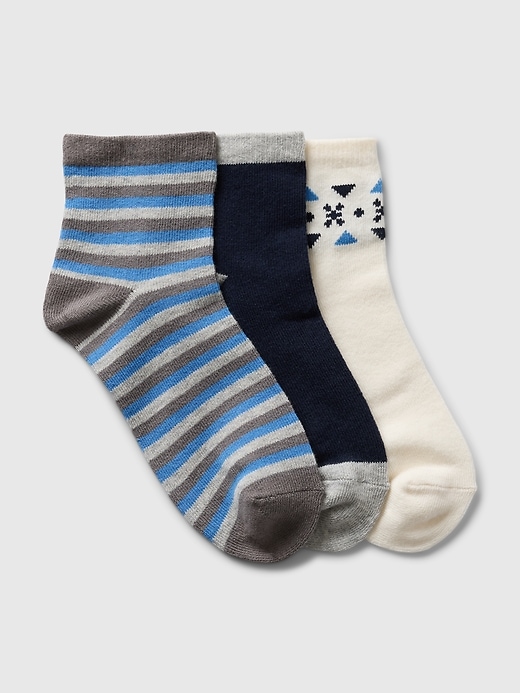 Voir une image plus grande du produit 1 de 1. Chaussettes courtes pour Enfant (paquet de 3 paires)