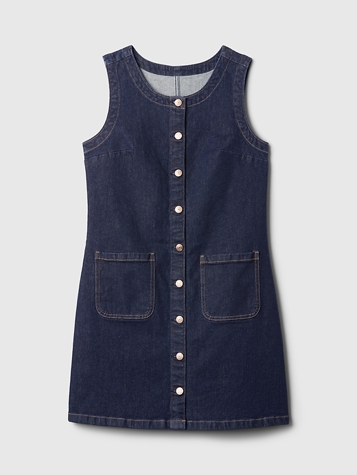 Denim Mini Shift Dress Gap