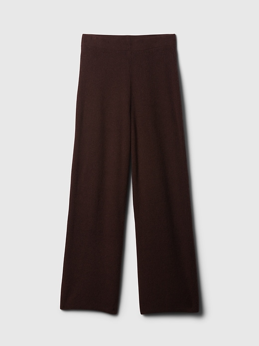 Image number 5 showing, CashSoft Shaker-Stitch Sweater Pants