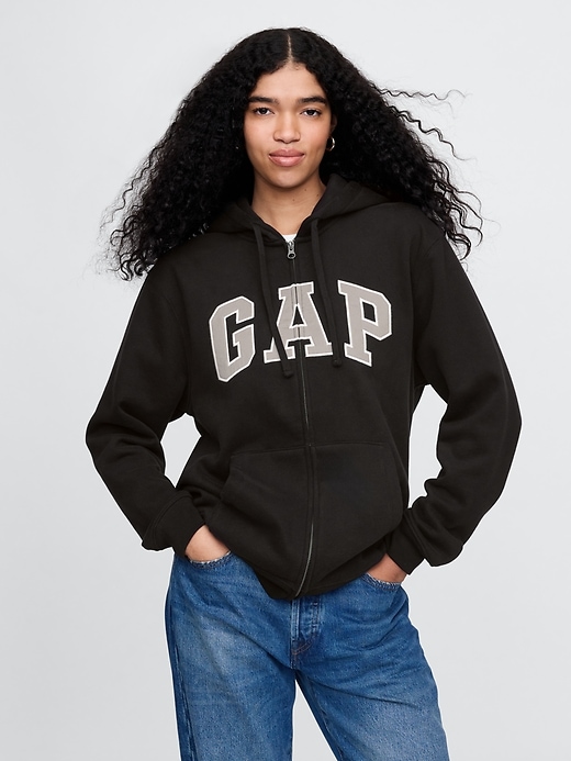 Vintage Soft Arch Logo Full Zip Hoodie Gap