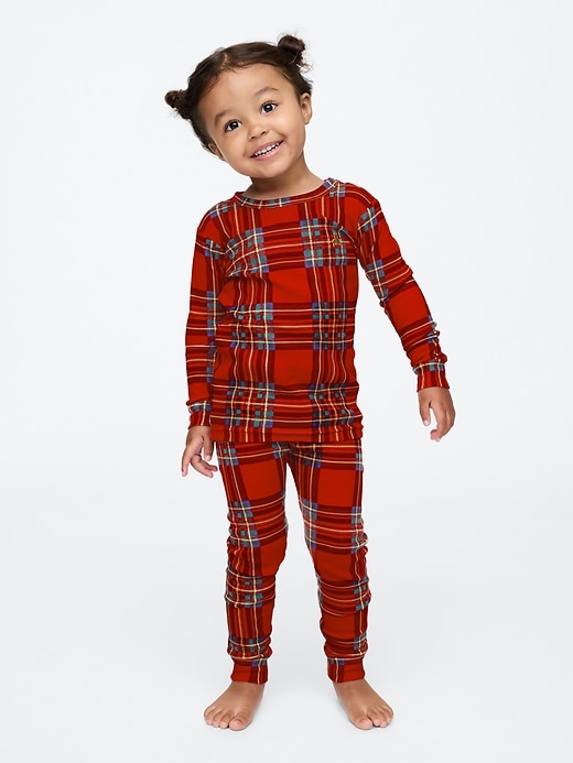 Image number 1 showing, babyGap Organic Brushed Cotton PJ Set