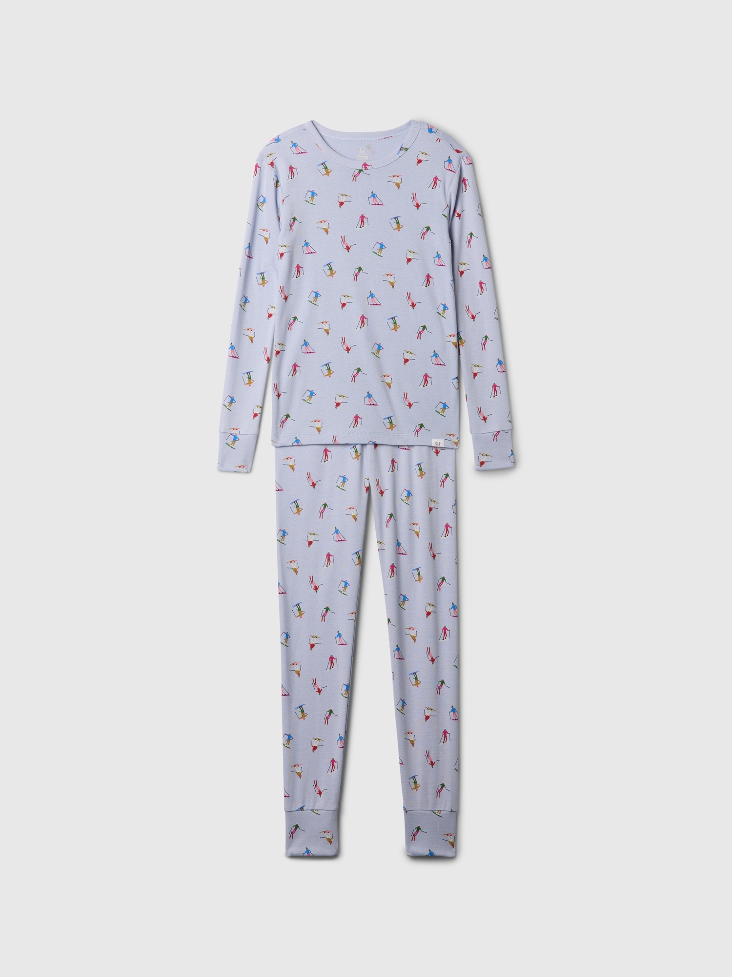 Girls Organic Brushed Cotton Pj Set by Gap Blue Size 6