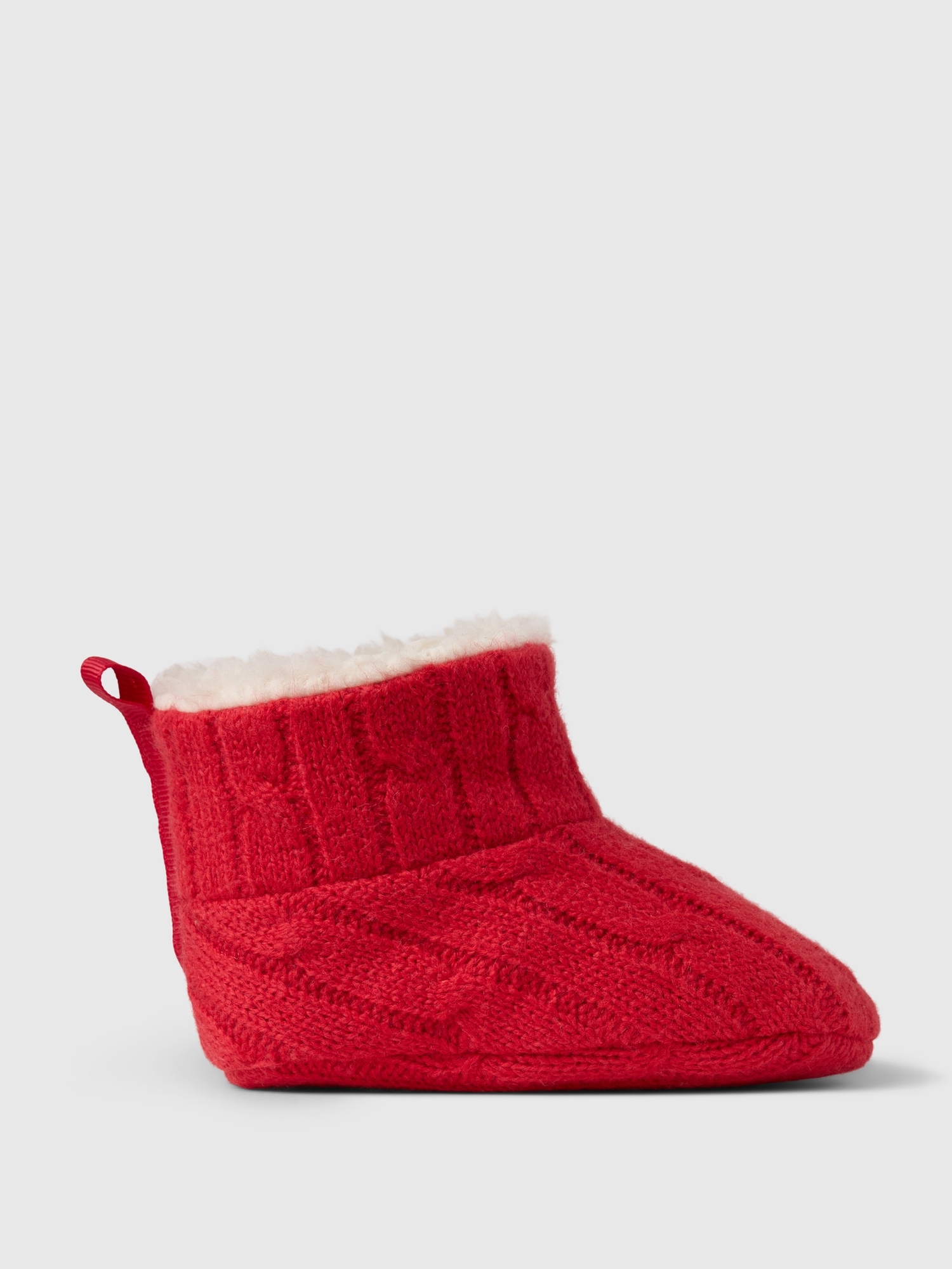 Cashsoft Cozy Sweater Booties by Gap Red Size 0 3 M