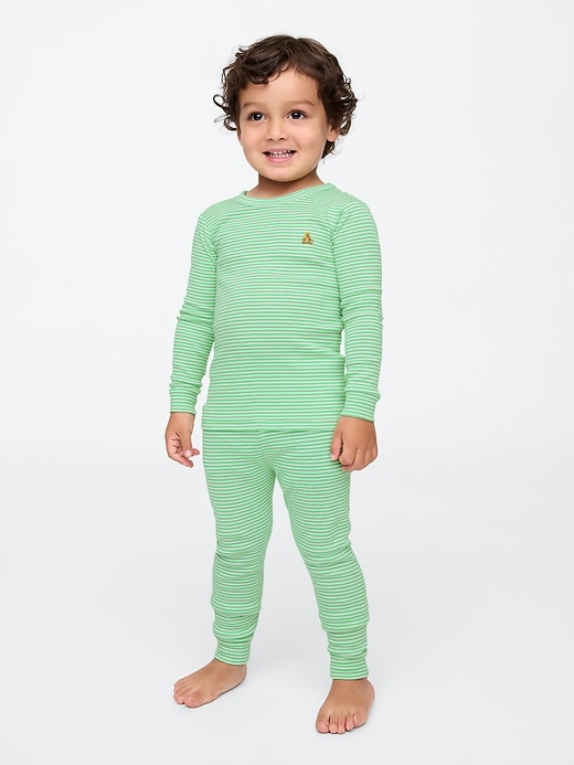 Image number 1 showing, babyGap Organic Brushed Cotton PJ Set