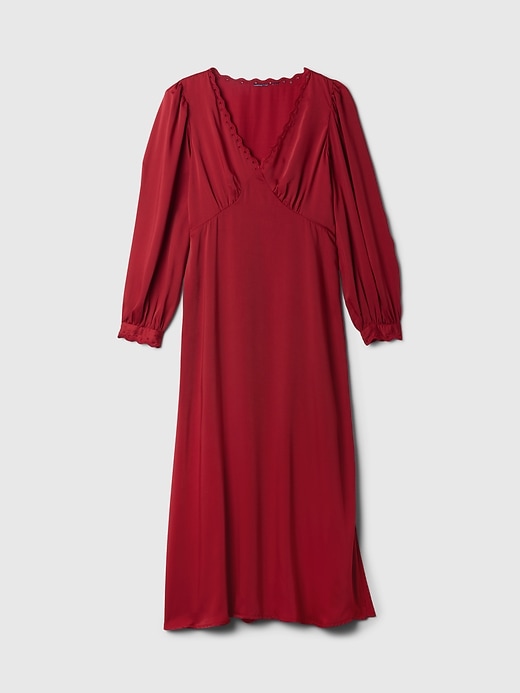 Image number 7 showing, Satin Empire Midi Dress