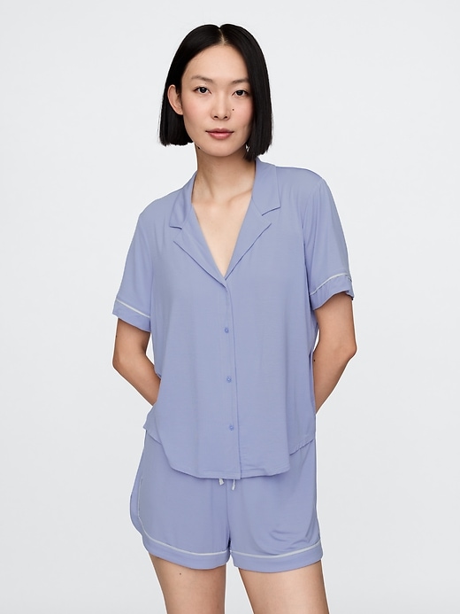 Image number 8 showing, Modal Pajama Shirt