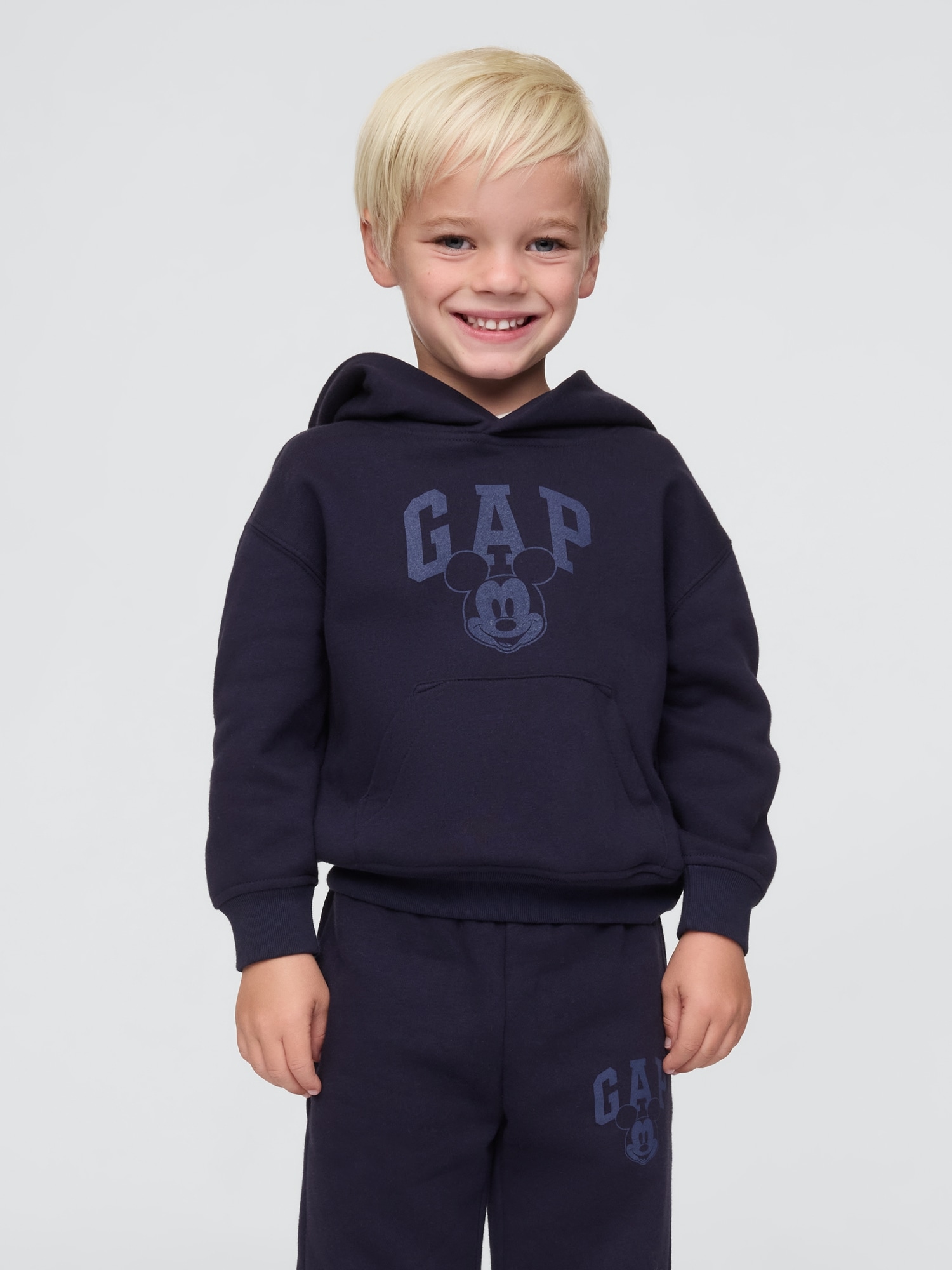 Gap × Disney Baby Vintage Soft Mickey Mouse Logo Hoodie