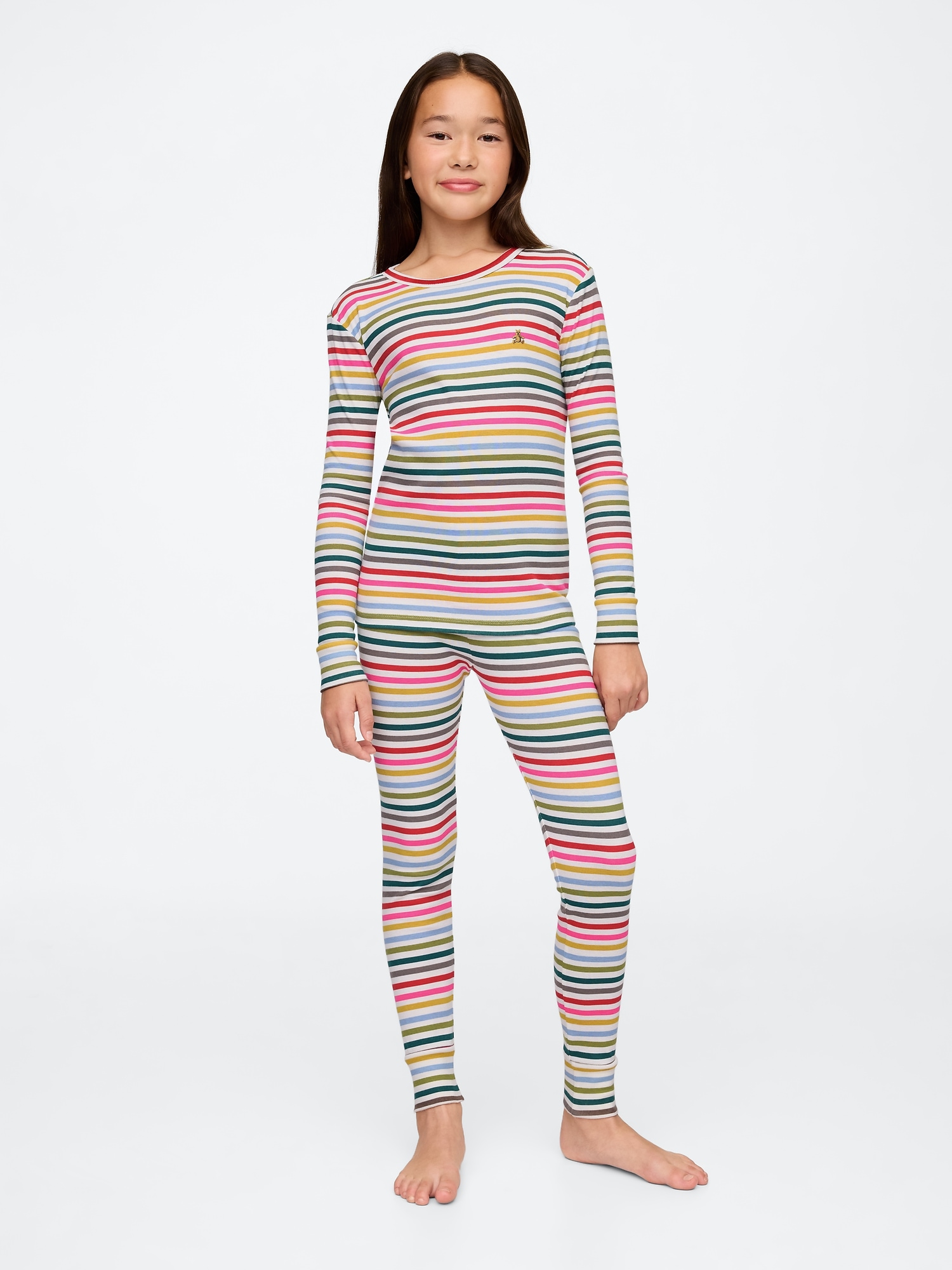 Kids Organic Brushed Cotton PJ Set