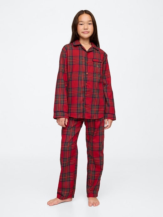 Image number 3 showing, Kids Recycled Flannel PJ Set