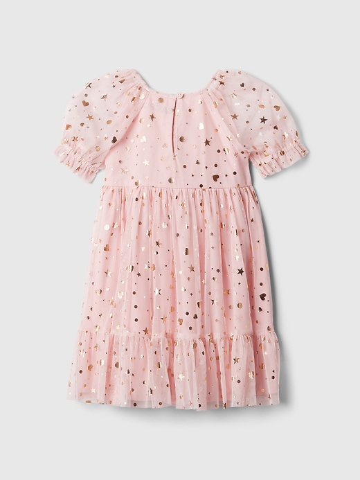 L'image numéro 4 présente Robe en tulle métallisé babyGap