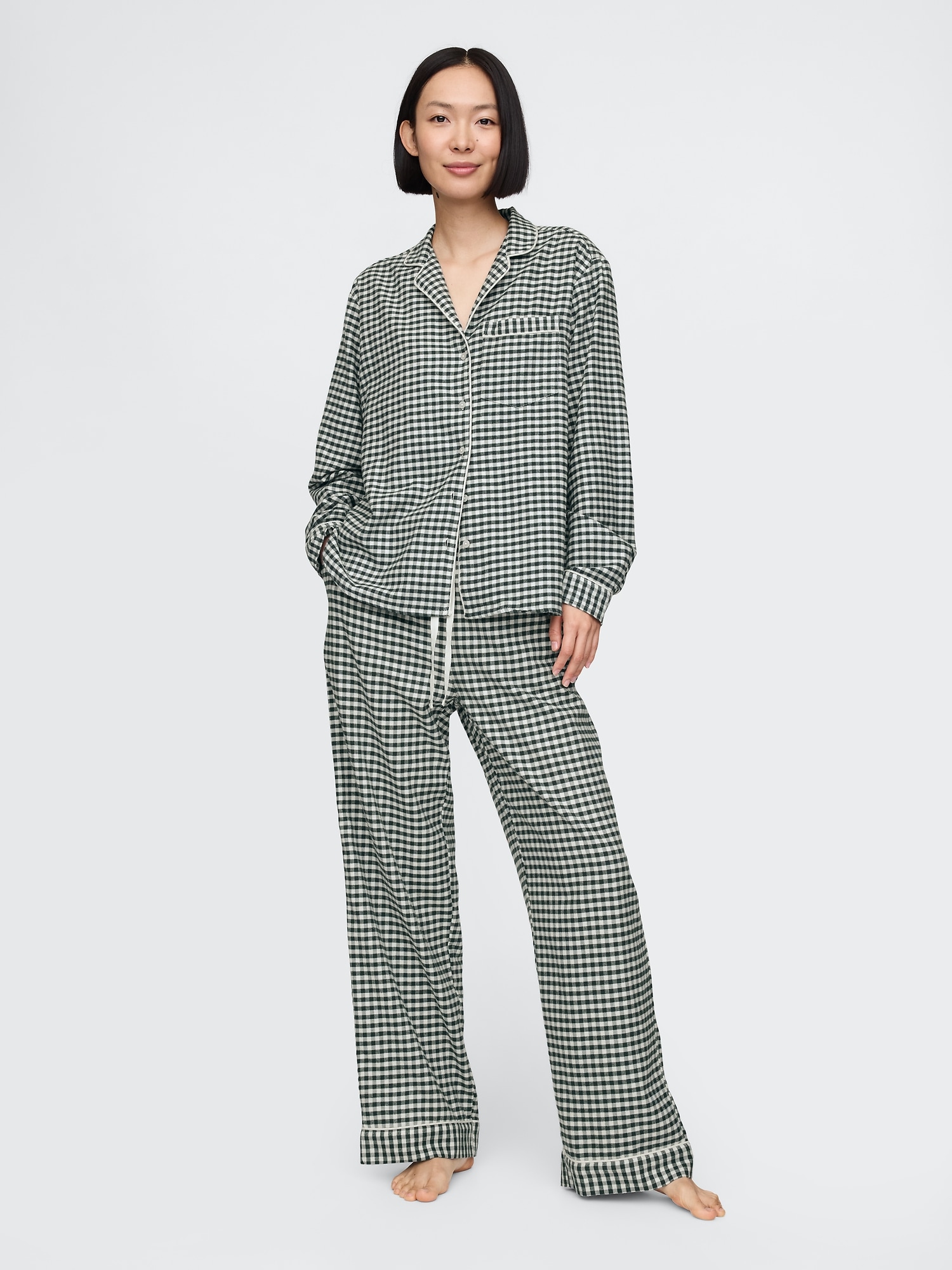 Pyjama en flanelle - Vert