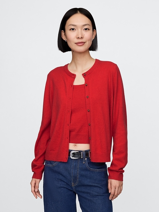 Image number 1 showing, CashSoft Cardigan