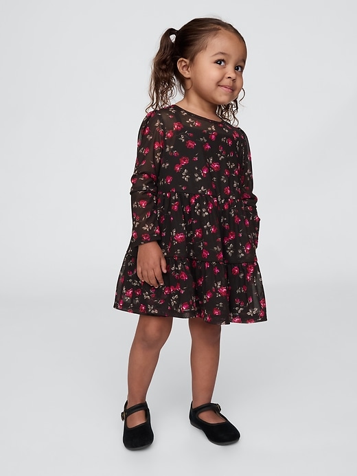 Image number 1 showing, babyGap Tiered Mesh Dress